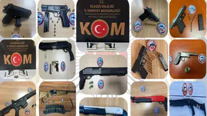 Elazığ'da emniyetten kapsamlı operasyon 75 hükümlü tutuklandı