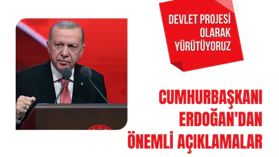 Cumhurbaşkanı Erdoğan'dan dikkat çeken açıklamalar geldi!