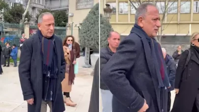Tahliye edilen Fatih Altaylı, Haldun Dormen’in cenazesinde görüntülendi