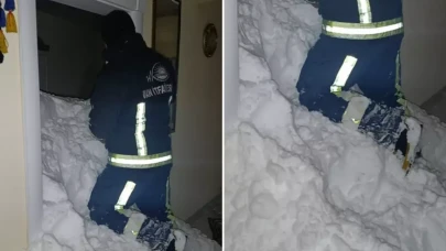 Van'da mahalleye çığ düştü! 1 kişi kayıp, 22 ev boşaltıldı