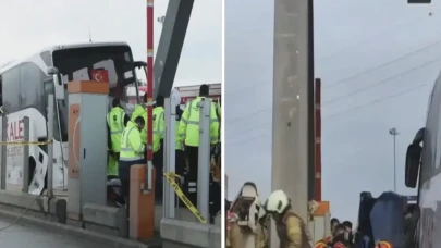 Kuzey Marmara Otoyolu'nda otomobile otobüs çarptı: Aynı aileden 2 kişi hayatını kaybetti