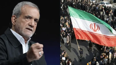 İran Cumhurbaşkanı Pezeşkiyan Tahran'da hükümet yanlısı mitinge katıldı