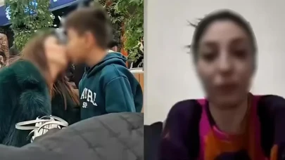 Sosyal medyada tepki çeken görüntüde öpen kişinin anne olduğu açıklandı