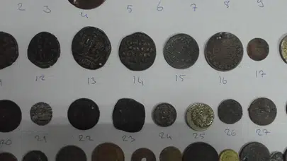 Bolu'da jandarmadan tarihi eser operasyonu: 45 sikke ele geçirildi