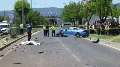 Bolu’da yağış kazaya neden oldu: Çaya düşen otomobil 500 metre sürüklendi