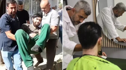 Türkiye'nin konuştuğu Barış 3 yıl sonra evden çıkarıldı, hamama götürüldü ve tıraş ettirildi: İşte son hali