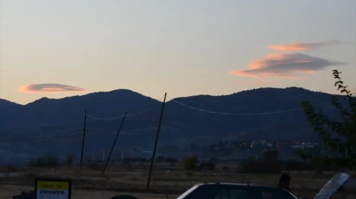 Çorum semalarında mercek bulutu görüldü