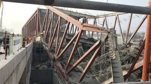 Güney Kore'de şantiyede çökme: 1 ölü, 3 İşçi enkaz altında