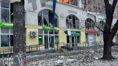 Kiev'e 500 atış yapıldı, her noktadan alevler yükseliyor