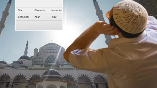 “Allah” adlı hesabın ezan sesine telif verdiği iddiası sosyal medyayı karıştırdı