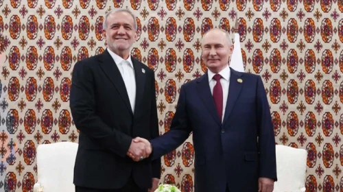 Putin ve Pezeşkiyan ikili ilişkileri görüştü