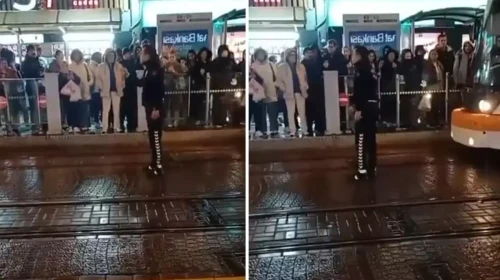 Caddede “Terörsüz Türkiye” çıkışı yapan polis memuru açığa alındı