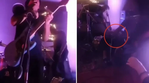 Peru'da genç şarkıcı sahnede elektrik akımına kapıldı!