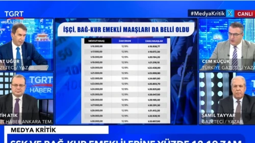 Cem Küçük'ten emekliye seyyanen zam çıkışı hiçbir şey kurtarmaz deyip açıkladı