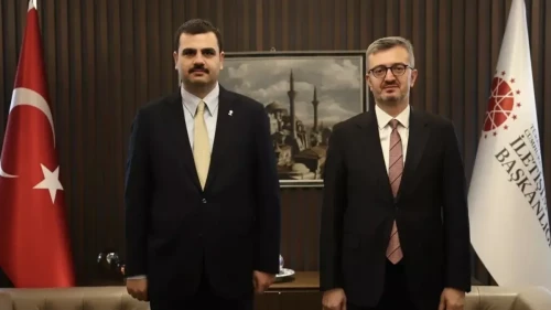 AK Parti Genel Sekreteri İnan, Cumhurbaşkanlığı İletişim Başkanı Duran'ı ziyaret etti