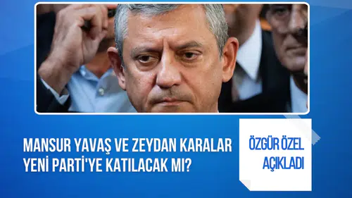 Özgür Özel'den Mansur Yavaş ve Zeydan Karalar açıklaması: Yeni Parti'ye katılacaklar mı?