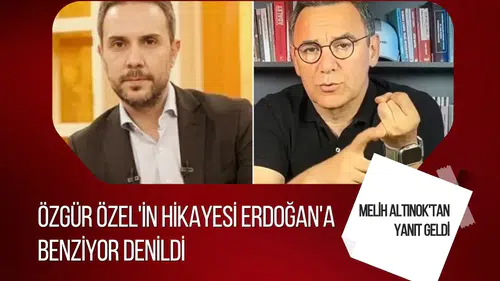 Melih Altınok'tan Deniz Zeyrek'in "Erdoğan'a benziyor" yorumuna dikkat çeken yanıt
