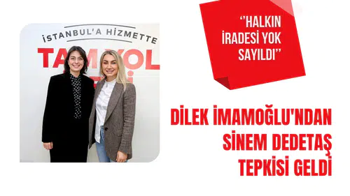 Dilek İmamoğlu'ndan Sinem Dedetaş'ın gözaltına alınmasına tepki
