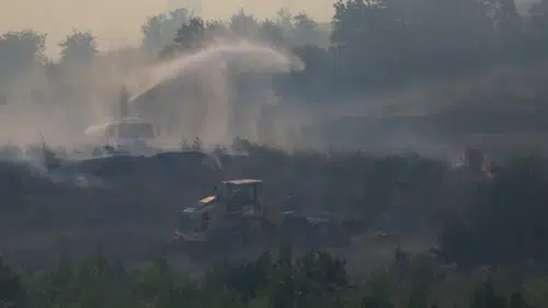 Çanakkale'de orman yangını: Büyük alan zarar gördü