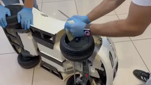 Samsun’da çocuk aracında 705 gram uyuşturucu madde bulundu