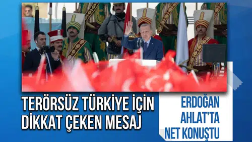 Erdoğan’dan Ahlat’ta Terörsüz Türkiye mesajı: "Bizi yolumuzdan döndüremezsiniz"