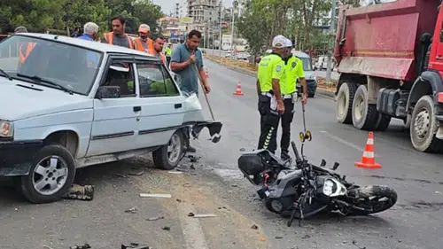 Mersin'de motosiklet bariyere çarptı: Sürücü hayatını kaybetti