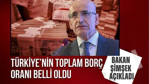 Bakan Şimşek açıkladı! Türkiye'nin borçluluk oranı bakın kaç çıktı?