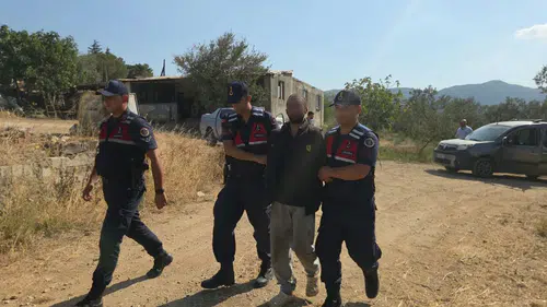 Çalıntı araçla kaçtı zeytinlikte yakalandı