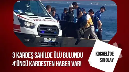 Kocaeli’de sahilde korkunç olay: 3 kardeş ölü bulundu, dördüncü kardeş sağ kurtuldu