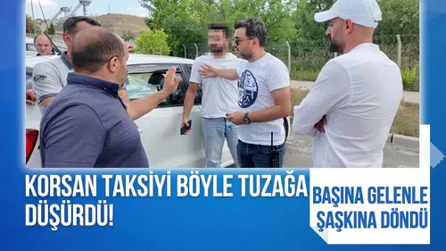 Erzurum’da fıkra gibi olay! Korsan taksiyi yakalattı, kendisi de ceza yedi