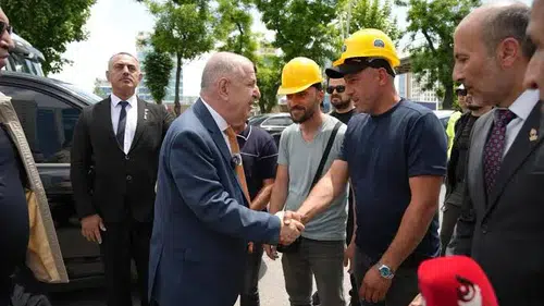 Özdağ’dan maden işçilerine destek verdi:  'Mücadele zafere gidene kadar yanınızdayız'