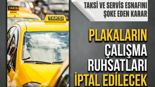 Bursa'da yüzlerce taksi ve servis plakası için kritik karar: Çalışma ruhsatları iptal edilecek