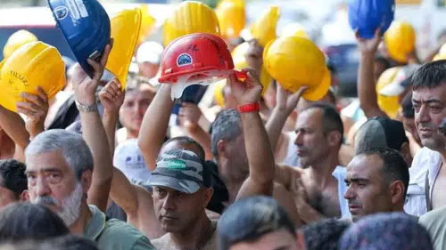 Maden işçileri 17 günlük eylemi sonlandırdı: İşçilerin alacakları ödenecek