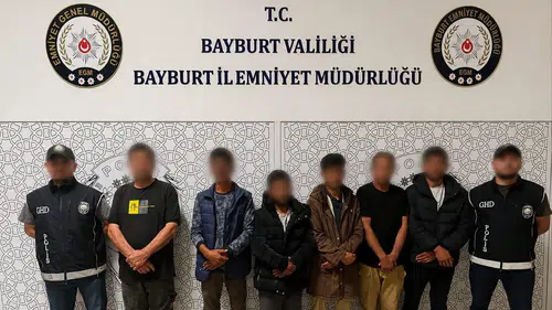 Bayburt’ta 6 düzensiz göçmen yakalandı