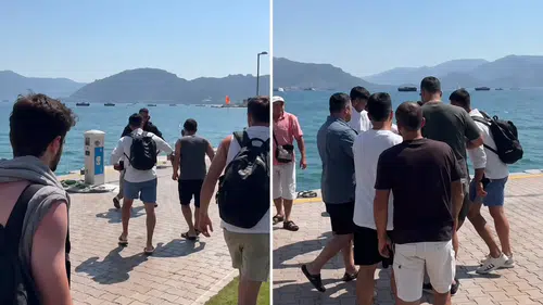 Marmaris'te tur teknesinde bıçaklı kavga: Facia son anda önlendi