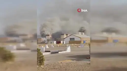 Irak'ta mühimmat deposunda patlama: Depoda yangın çıktı