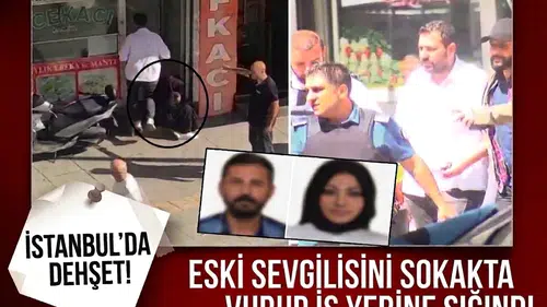 Gaziosmanpaşa’da kan donduran olay: Eski sevgilisini vurdu, silahı başına dayadı