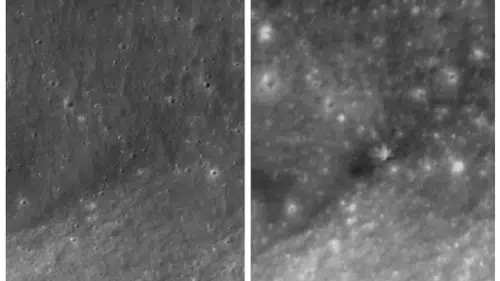 Ay yüzeyindeki değişim görüntülendi: NASA da inceleyecek