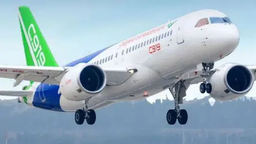 Çin’in yerli uçağı C919 tarihe geçti! İlk uluslararası uçuşunu yaptı