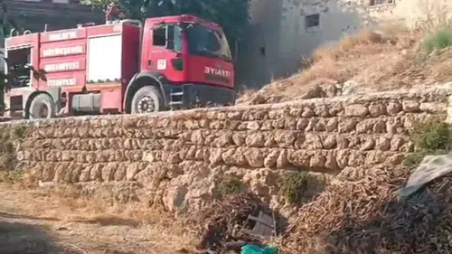 Malatya'da bahçe yangını: Alevler yerleşim yerine sıçradı
