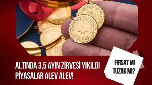 Altında 3,5 ayın zirvesi: Gram altın 7 bin 189 liraya çıktı