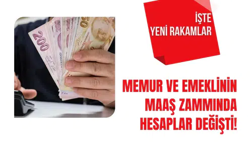 Memur ve emeklinin ocak zammında yeni hesap: İşte masadaki oranlar
