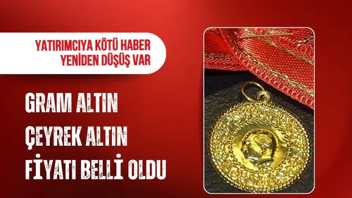 Altın fiyatlarında yön aşağı döndü: Gram altın 7 bin 161 liraya geriledi