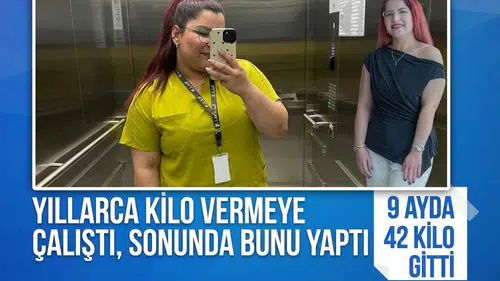 114 kilodan 72 kiloya düştü: Burcu hemşirenin 9 ayda hayatı tamamen değişti