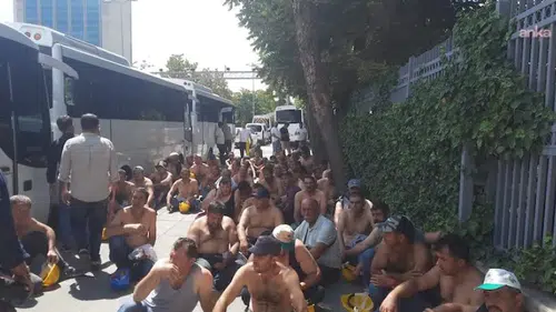 KESK gözaltına alınan maden işçilerine destek verdi