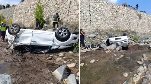 Adana’da otomobil dereye uçtu: 2 kadın hayatını kaybetti