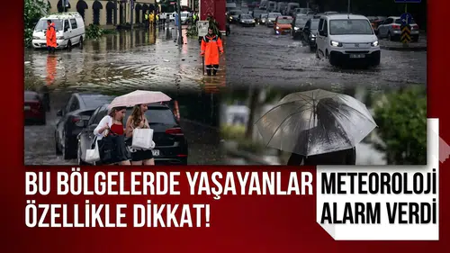 Meteoroloji peş peşe uyardı! 10 il için sarı kodlu alarm: Kuvvetli sağanak ve fırtına geliyor