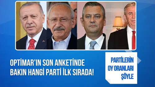Optimar’ın son seçim anketi açıklandı: AK Parti ilk sırada, Yeni Parti ikinci