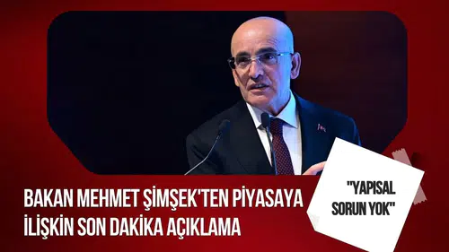 Mehmet Şimşek'ten piyasa açıklaması: “Sistemik risk söz konusu değil”