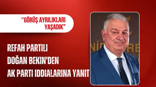 Doğan Bekin idari görevlerinden istifa etti: AK Parti iddialarına yanıt verdi